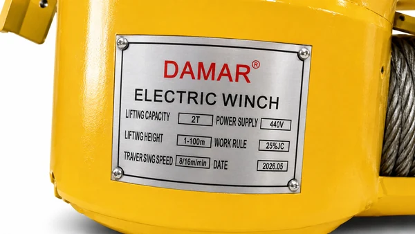 DAMAR Electric Winch 2 Ton — view 3