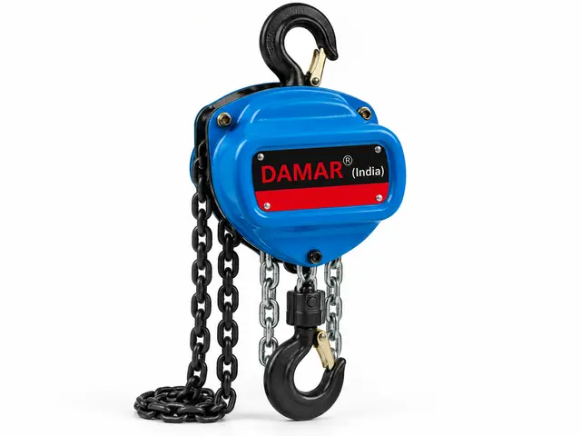 DAMAR HSZ Series blue chain pulley block — view 1