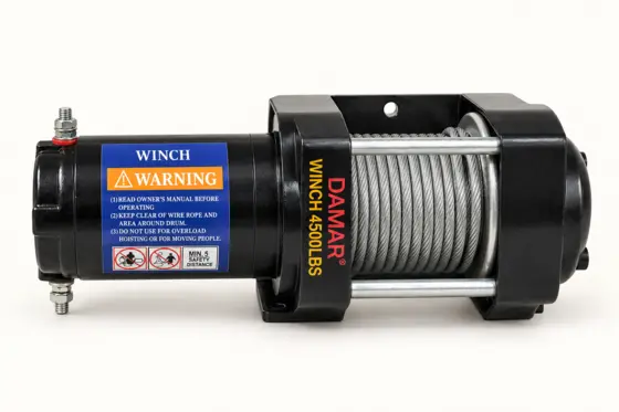 DAMAR DC Jeep Winch 4,500 lb — view 1